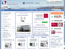 Tablet Screenshot of coolpoint-aircoshop.nl
